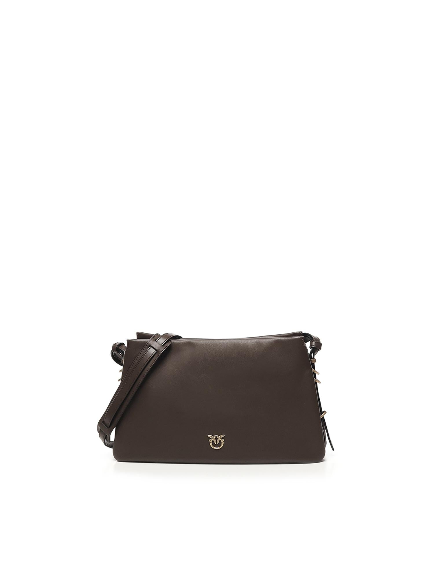 Borsa One, Two, Three Bag in pelle 105161 A0QOL74Q PINKO 