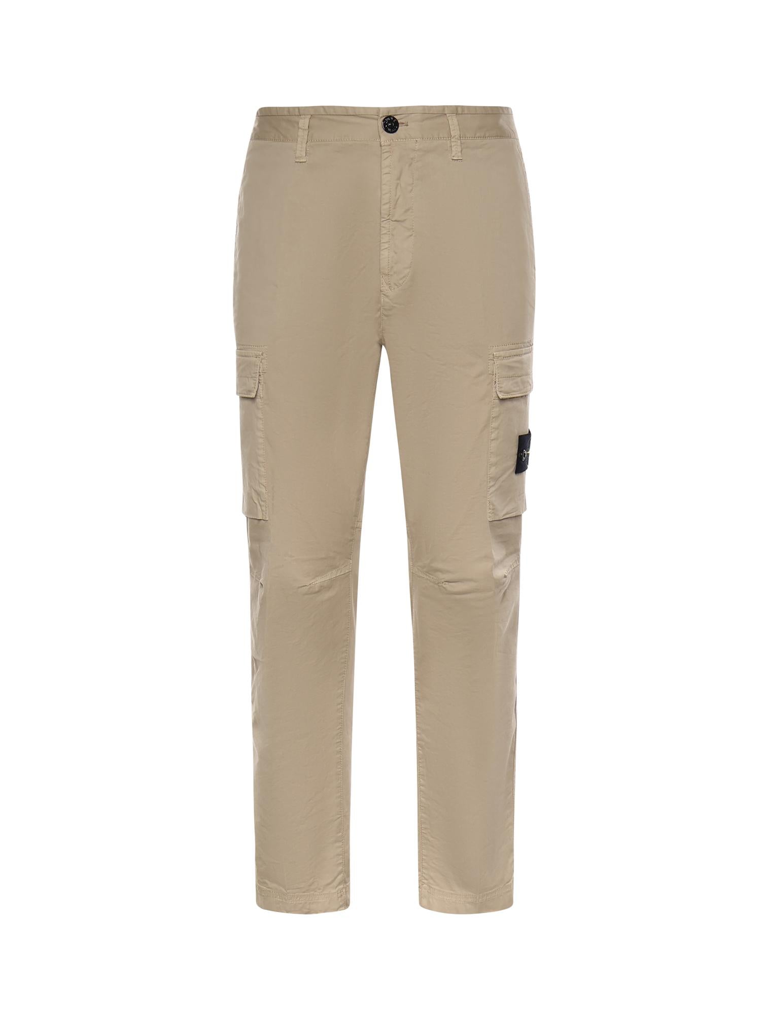 Pantalone cargo in twill di cotone stretch L1S153100032 S0A10V009A STONE ISLAND 