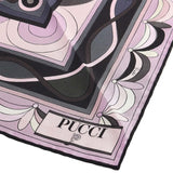 Bandeau triangolo in twill di seta con stampa 5UGB75 5UC201 PUCCI 