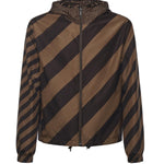 Giacca a vento reversibile in nylon FAA615 A79NF13IZ FENDI 