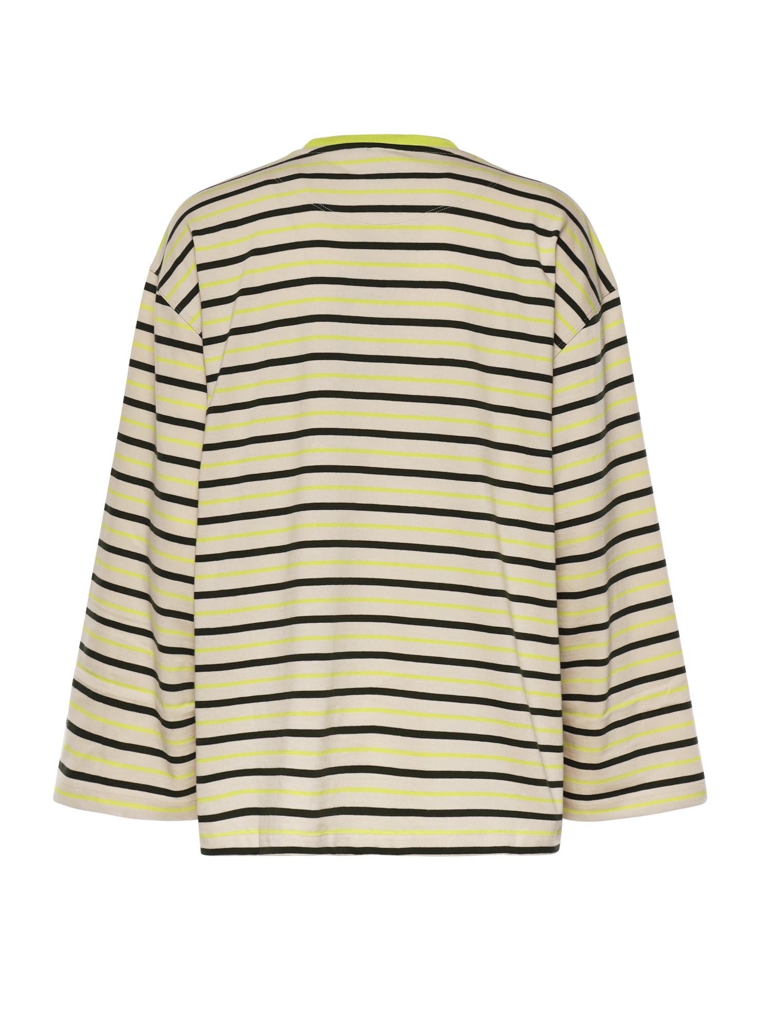Maglia a righe con ricamo 107728 A3MLCVT PINKO 