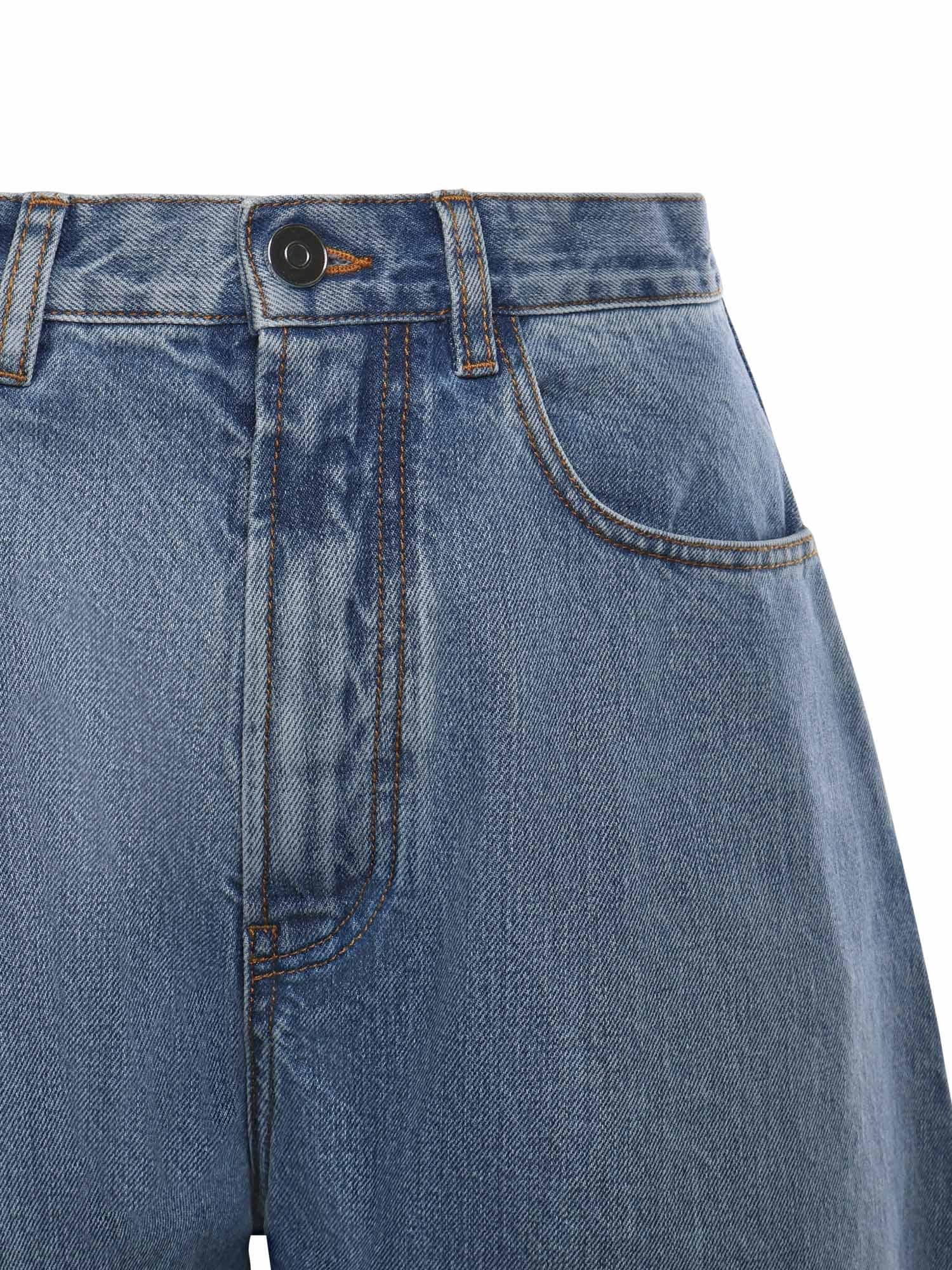 Jeans Round in denim AA9P0176D015C A21 ALAIA 