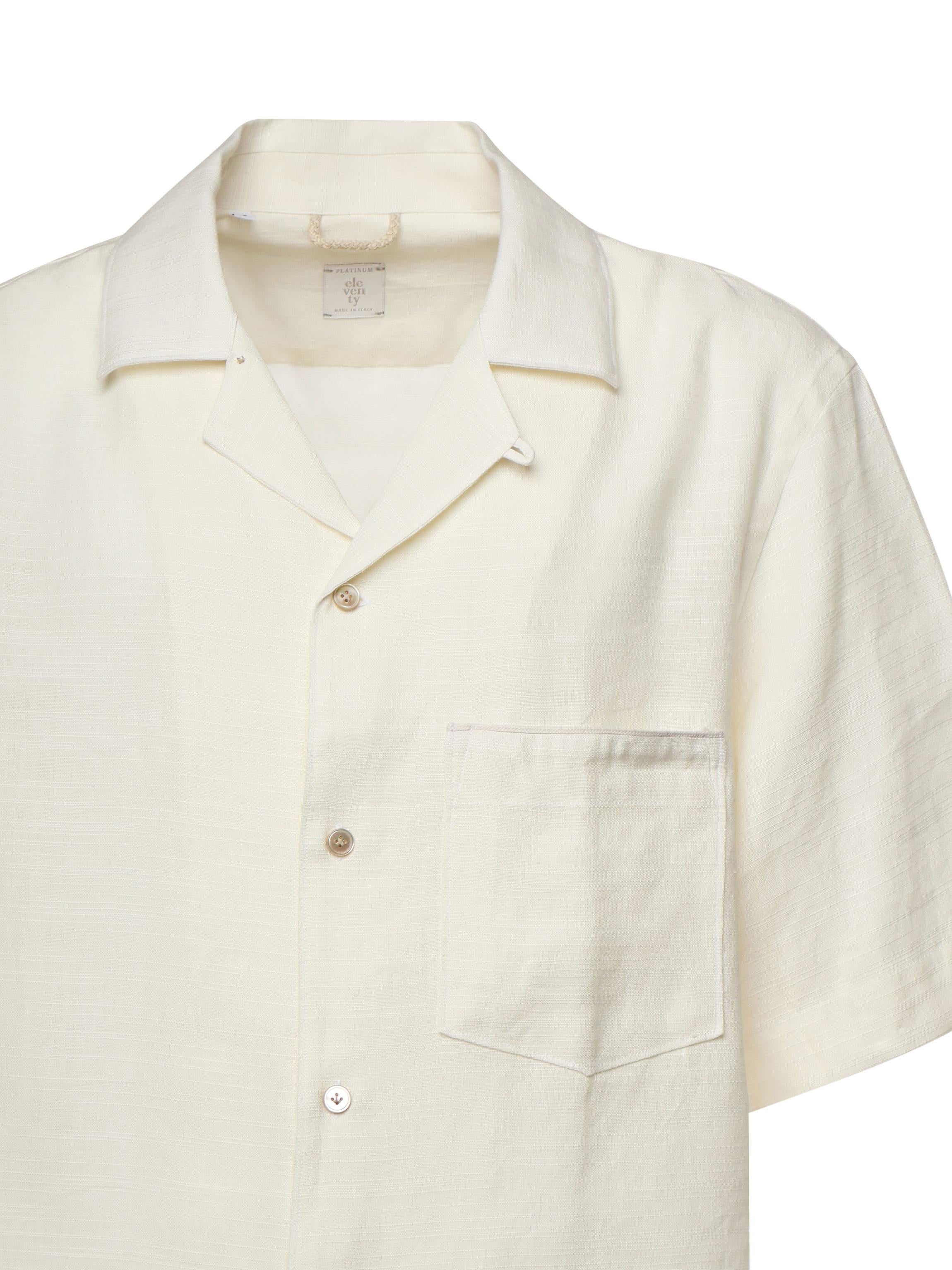 Camicia con collo ampio<BR/> K75CAMK09TES0K178 01 ELEVENTY 