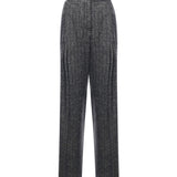 Pantaloni in lana rigata FTDC7T FRZANS8051 DOLCE & GABBANA 