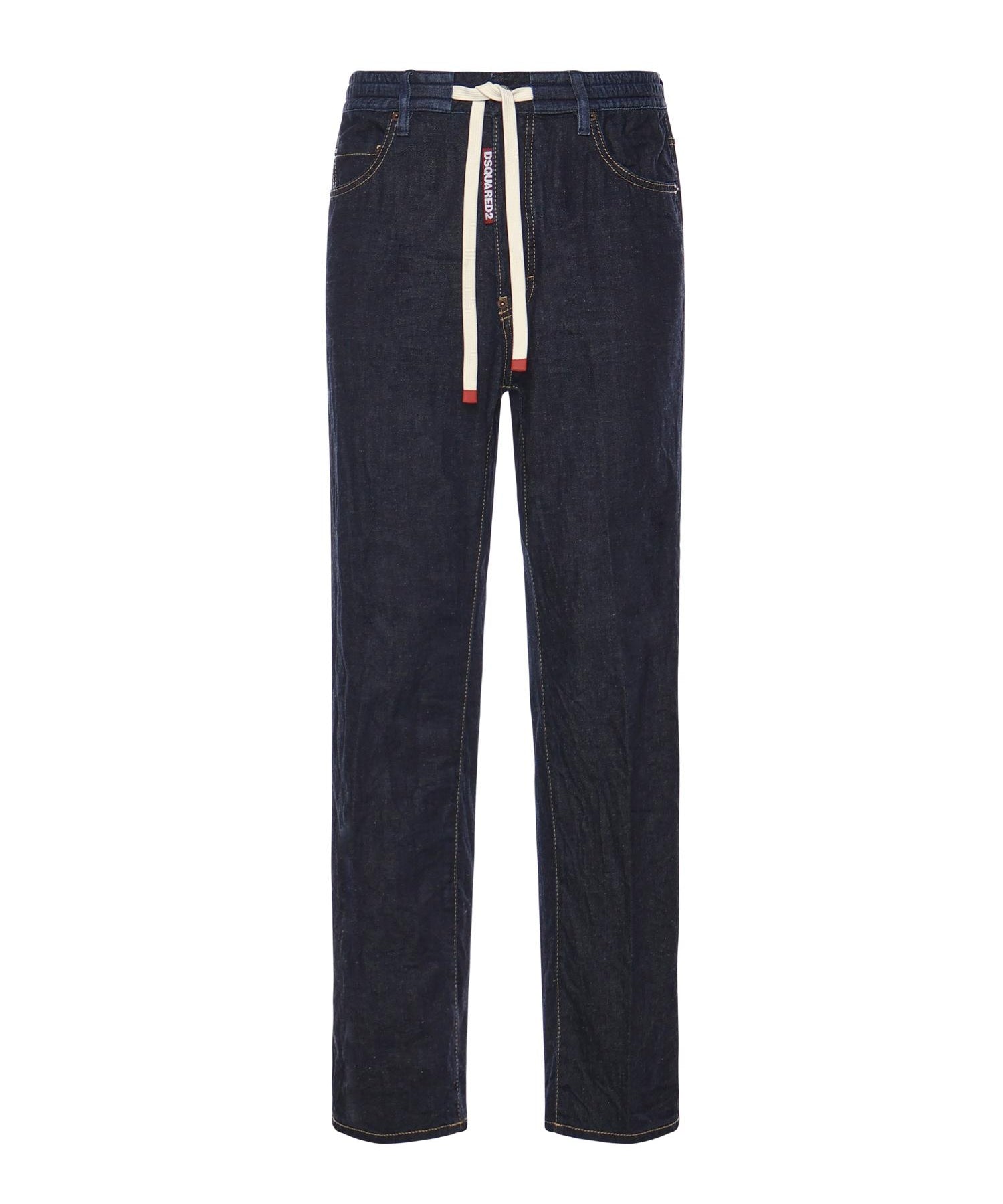 Jeans in denim di misto cotone e canapa S74LB1859 S30825470 DSQUARED2 