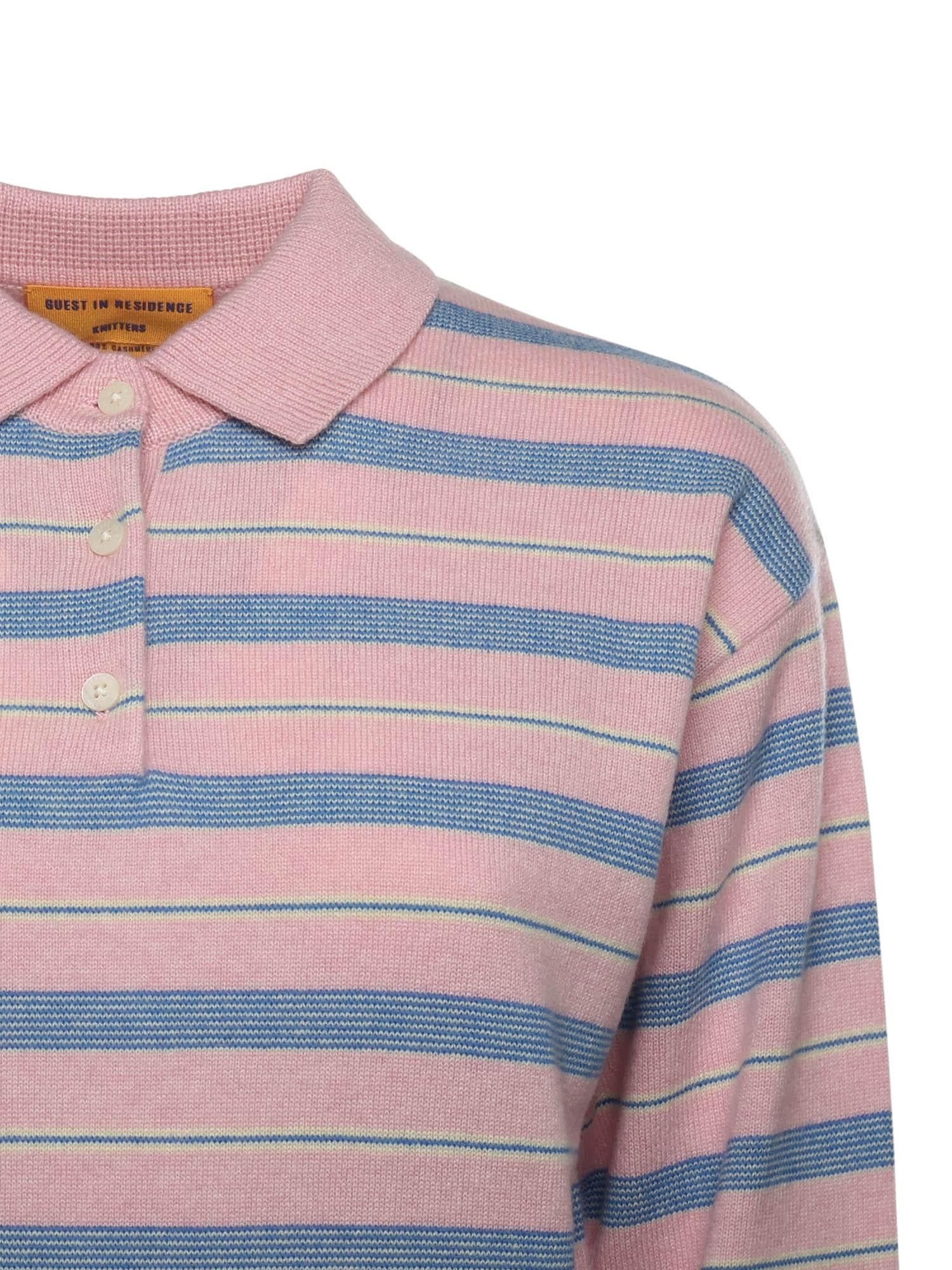 Polo Collegiate Stripe in cashmere W38510JL DAYBREAK COMBO GUEST IN RESIDENCE 
