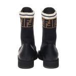 Biker Rockoko in pelle con tessuto stretch 8T6780 A3H4F13MC FENDI 