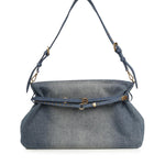 Borsa a spalla grande Belt Bag Big in denim 105903 A31GPJDQ PINKO 