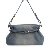 Borsa a spalla grande Belt Bag Big in denim 105903 A31GPJDQ PINKO 