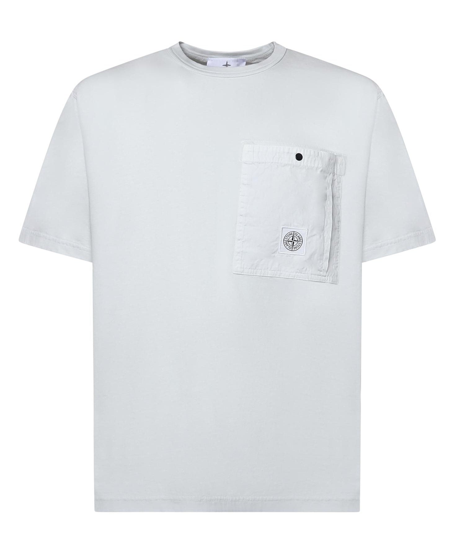 T-shirt con tasca sul petto in jersey di cotone L1S152100004 S0115V0041 STONE ISLAND 