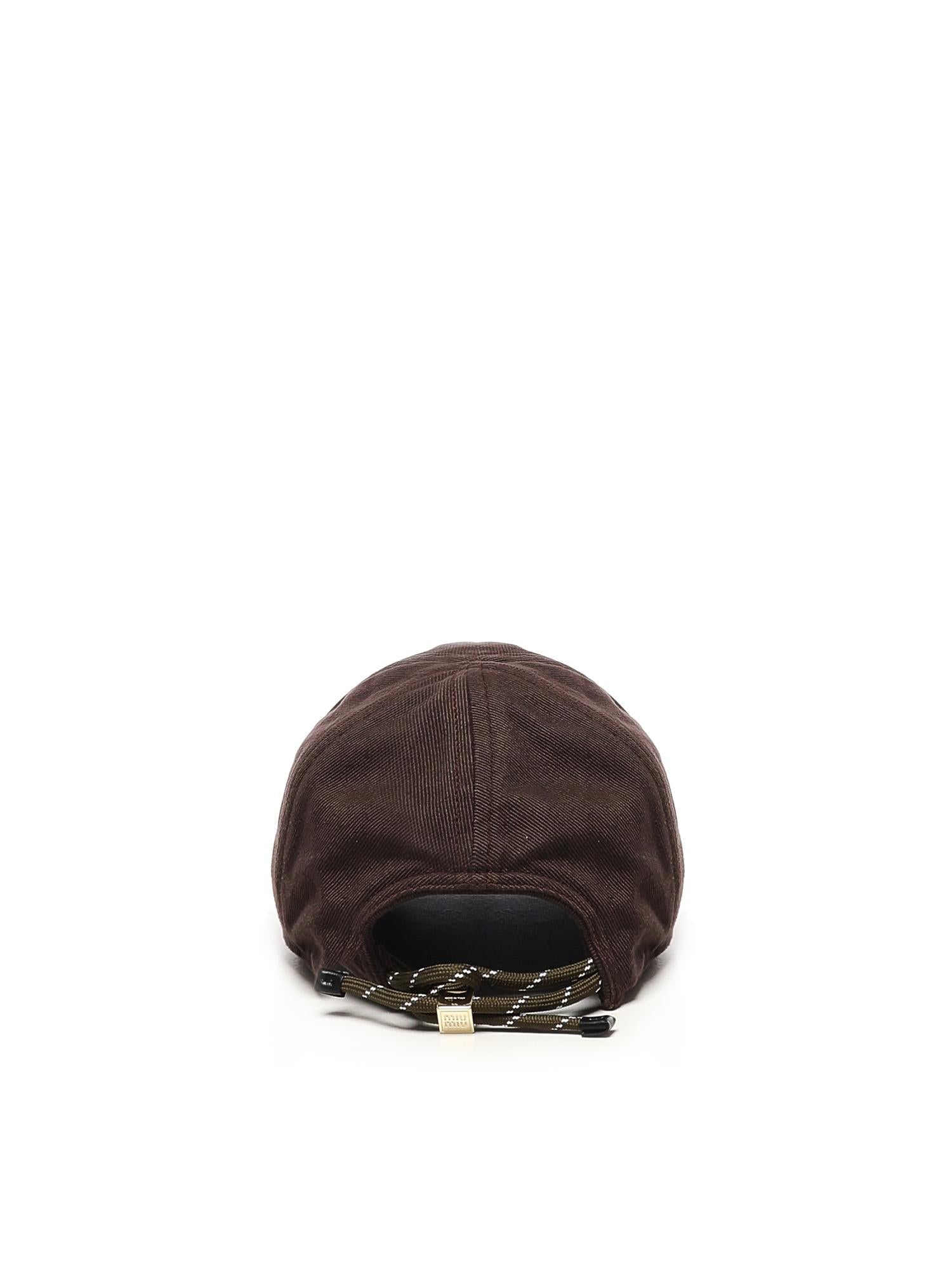 Cappello da baseball in denim 5HC369 2CR1F04FH MIU MIU 