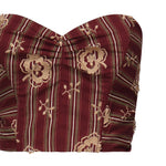 Top a corsetto in mussola di cotone DT9196 VAR. UNICA OTTOD'AME 