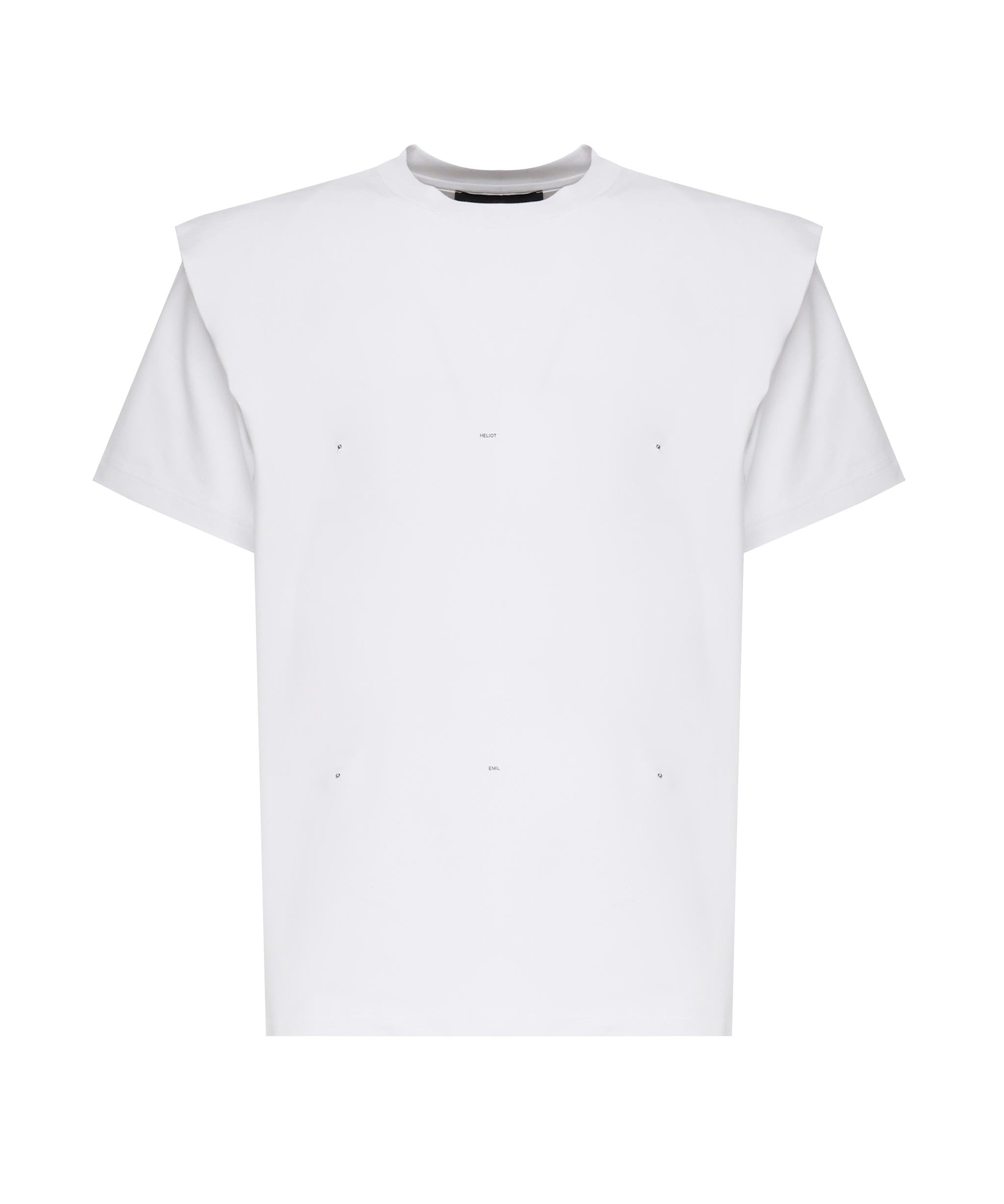 T-shirt Outline Logo PRESS25M09089 WHT02 HELIOT EMIL 