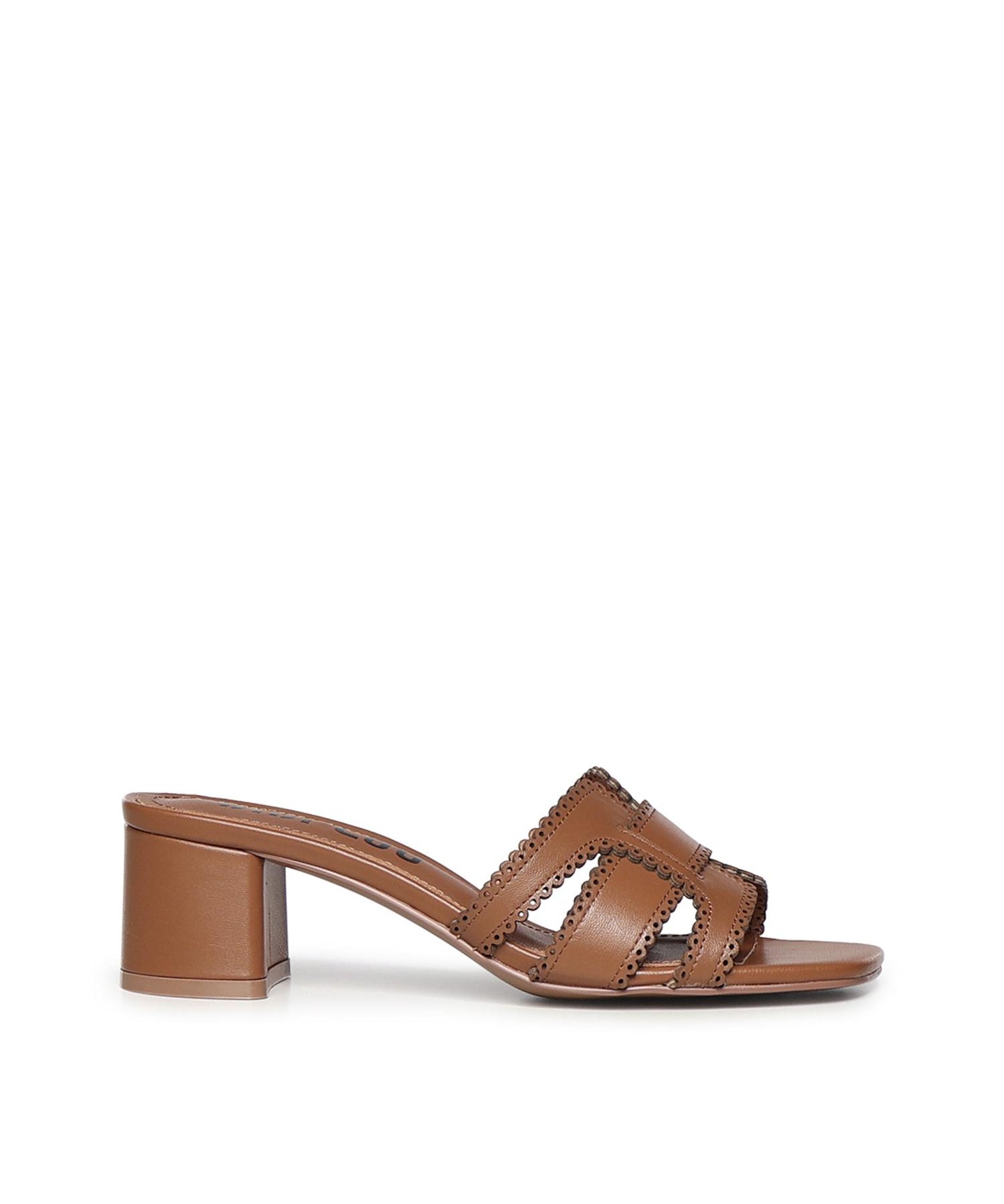 Mules Holly in pelle 756Z10VK CUERO BIBI LOU 