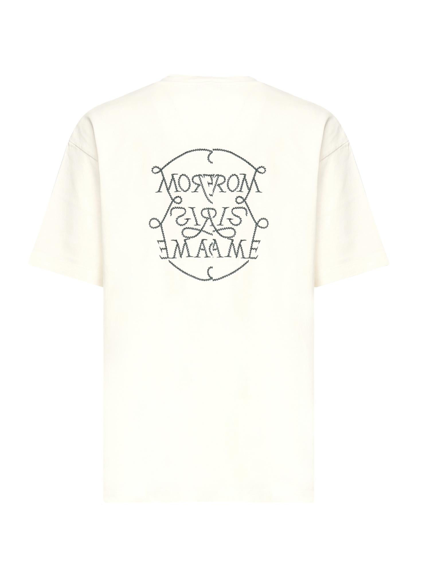 T-shirt Slogan Tresses HTS259CO134 OW Drôle de Monsieur 