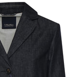 Giacca monopetto in denim stretch 2619041141600 001 'S MAX MARA 