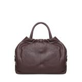 Borsa in pelle con logo BIBP9E701 PRUGNA BIASIA 