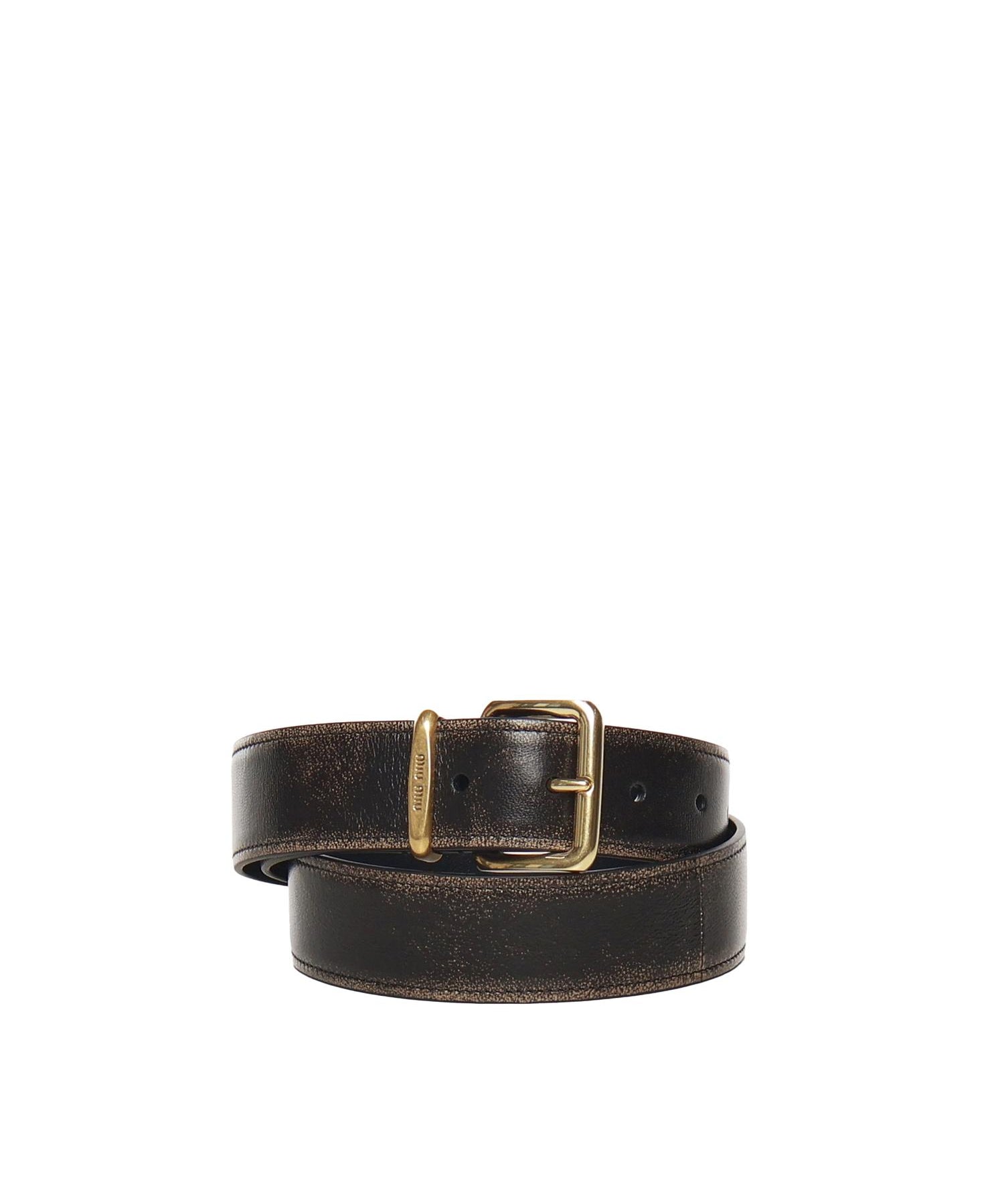 Cintura in pelle 5CC536 2F6PF0201 MIU MIU 