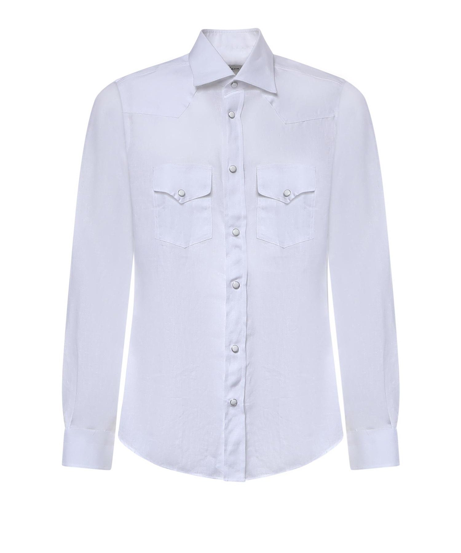 Camicia Savoy in lino SAVOY BIANCO GALIANO 