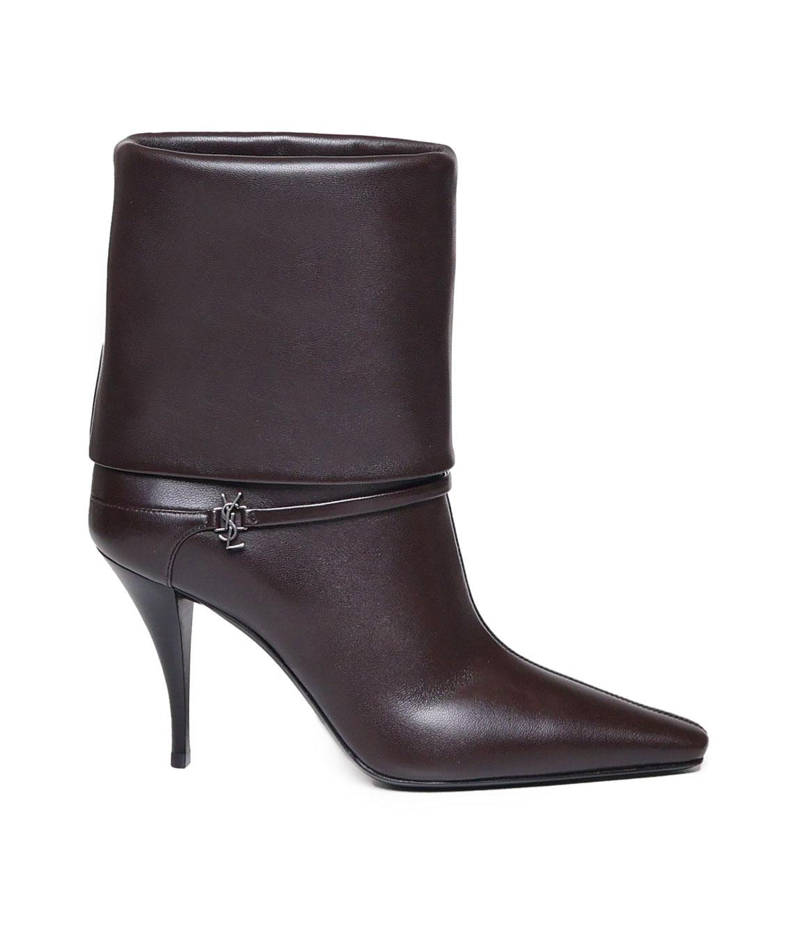 Stivaletti niki in pelle liscia 801393 AADV22245 SAINT LAURENT 