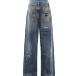 Jeans double layer in denim FTDGSD G8OH5S9001 DOLCE & GABBANA 