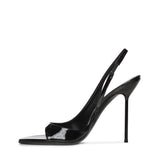 Slingback Lidia in vernice PX1950 XVN01PATENT BLACK PARIS TEXAS 