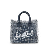 Borsa Colette in canvas con stampa bandana COL0001 09488L MC2 SAINT BARTH 