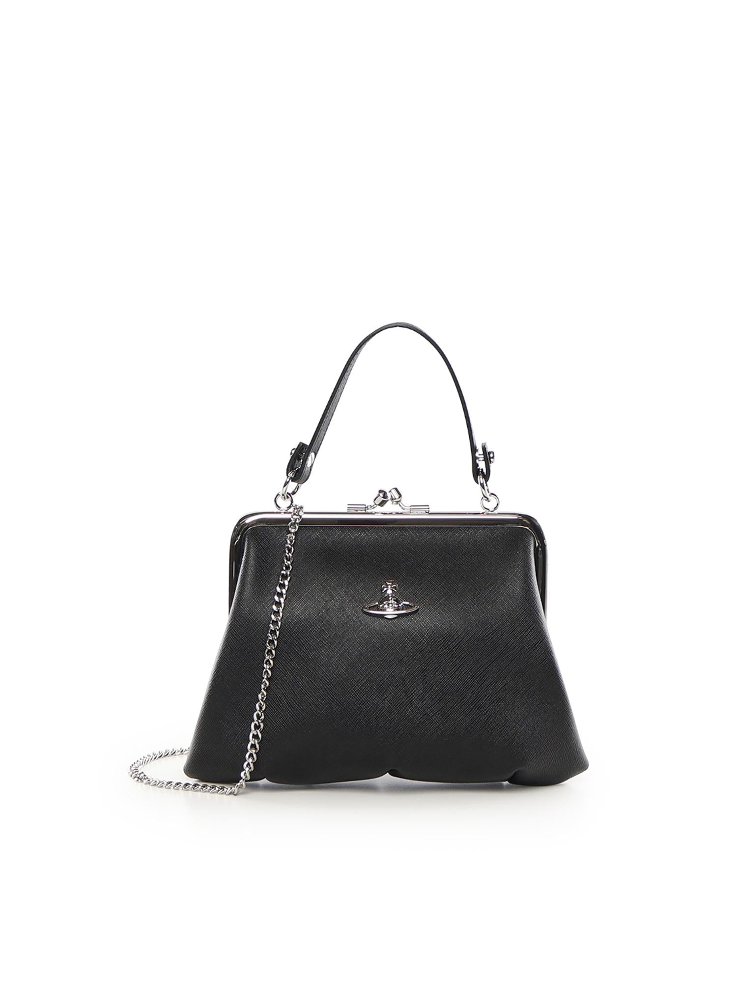 Borsa Granny Frame con logo 4B010007W S0021N401 VIVIENNE WESTWOOD 
