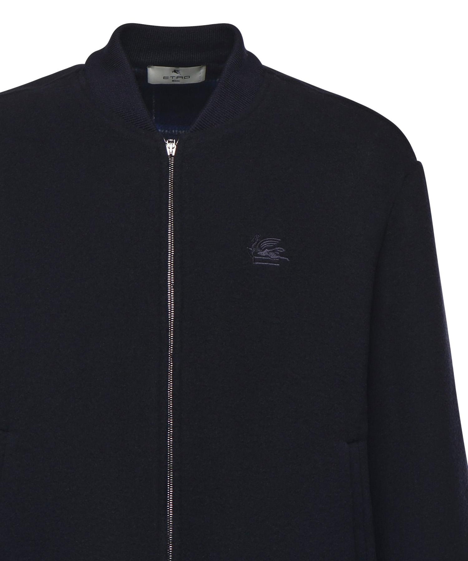 Bomber in lana con logo ricamato MRBA0016 99TQB69S9885 ETRO 