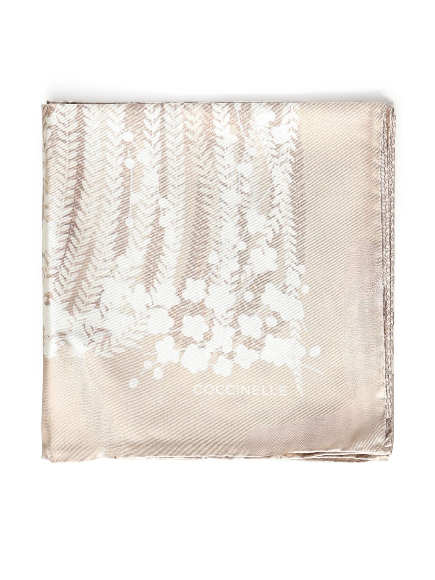 Foulard in seta con stampa E7UYH380101 M09 COCCINELLE 