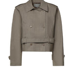 Trench Stan cropped TRFS22021276  THE FRANKIE SHOP 