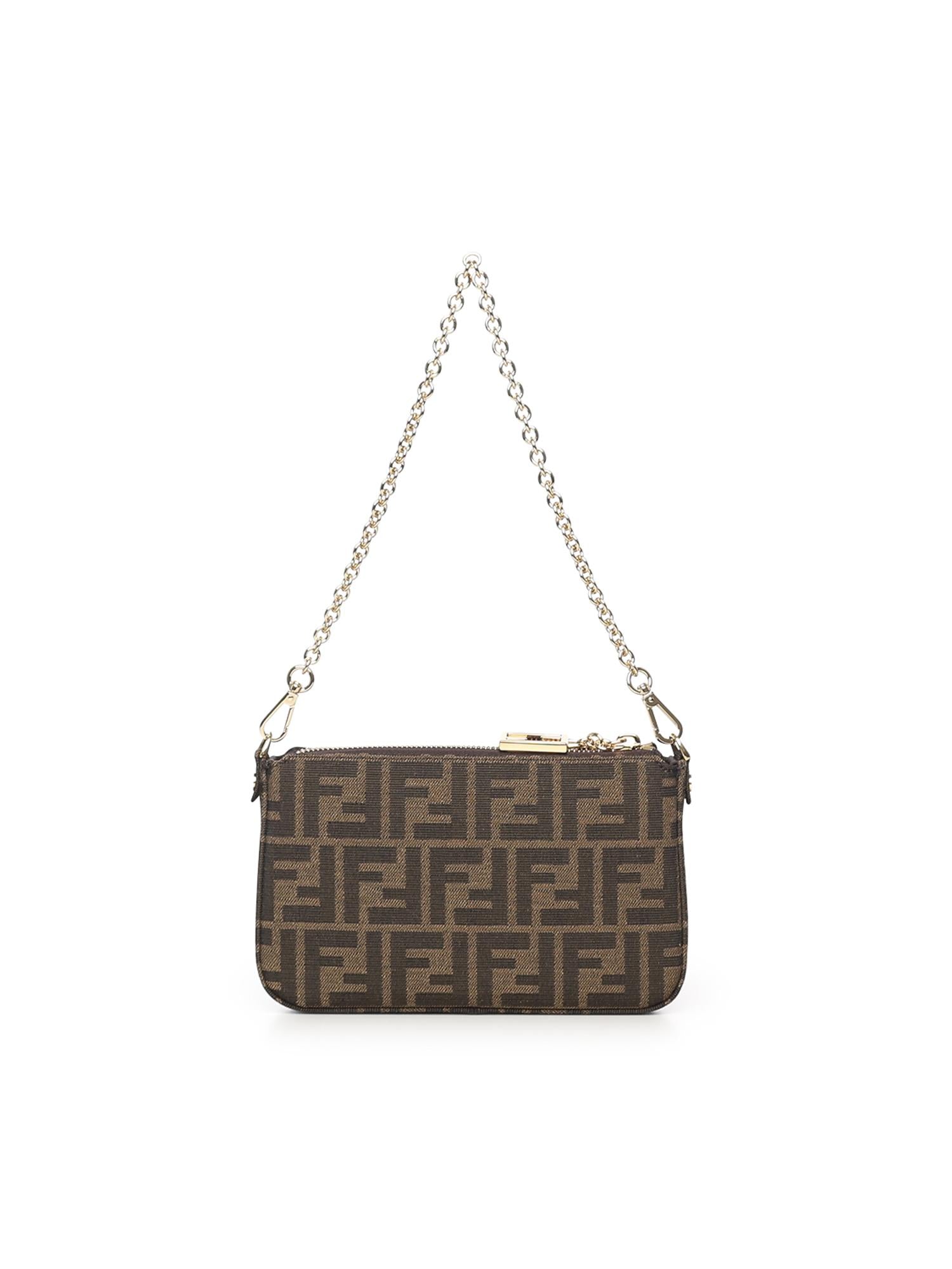 Pouch Baguette FF Jacquard 8BS073 AD23F1GE3 FENDI 