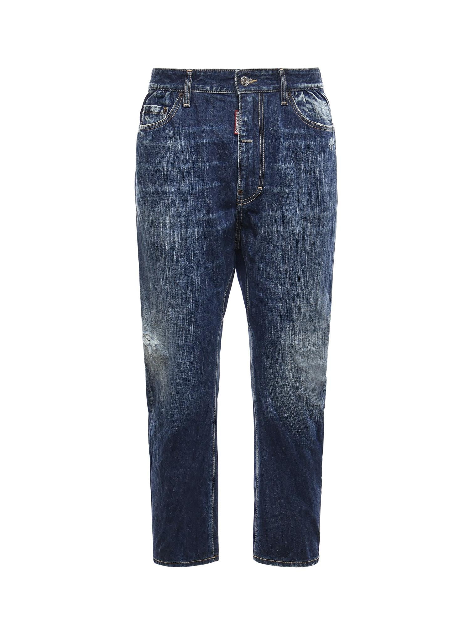 Jeans bow leg in denim S71LB1637 D30011470 DSQUARED2 