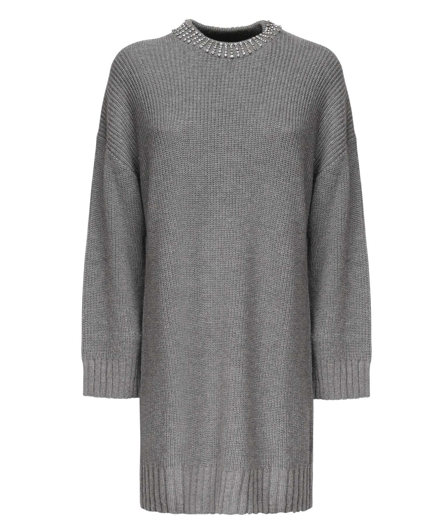Abito Ask in maglia di misto lana 105746 A2S4II2 PINKO 