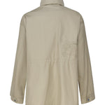 Giacca in gabardine con cappuccio Check 8083672 .B7311 BURBERRY 