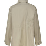 Giacca in gabardine con cappuccio Check 8083672 .B7311 BURBERRY 