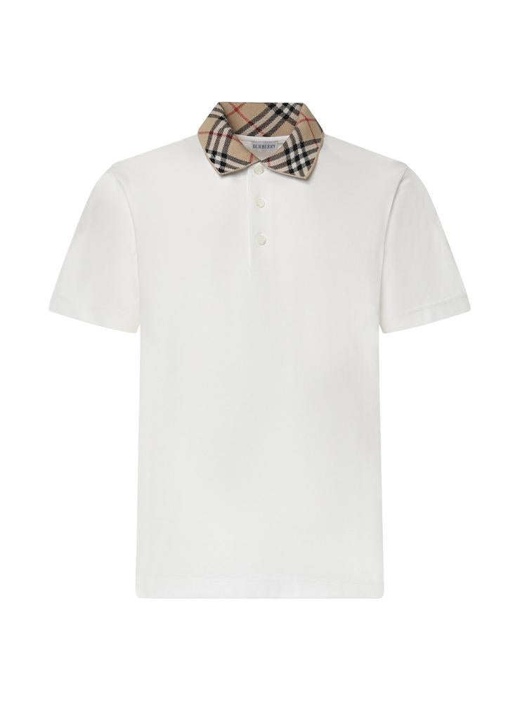 Polo in cotone<BR/> 8126966 B7078 BURBERRY 