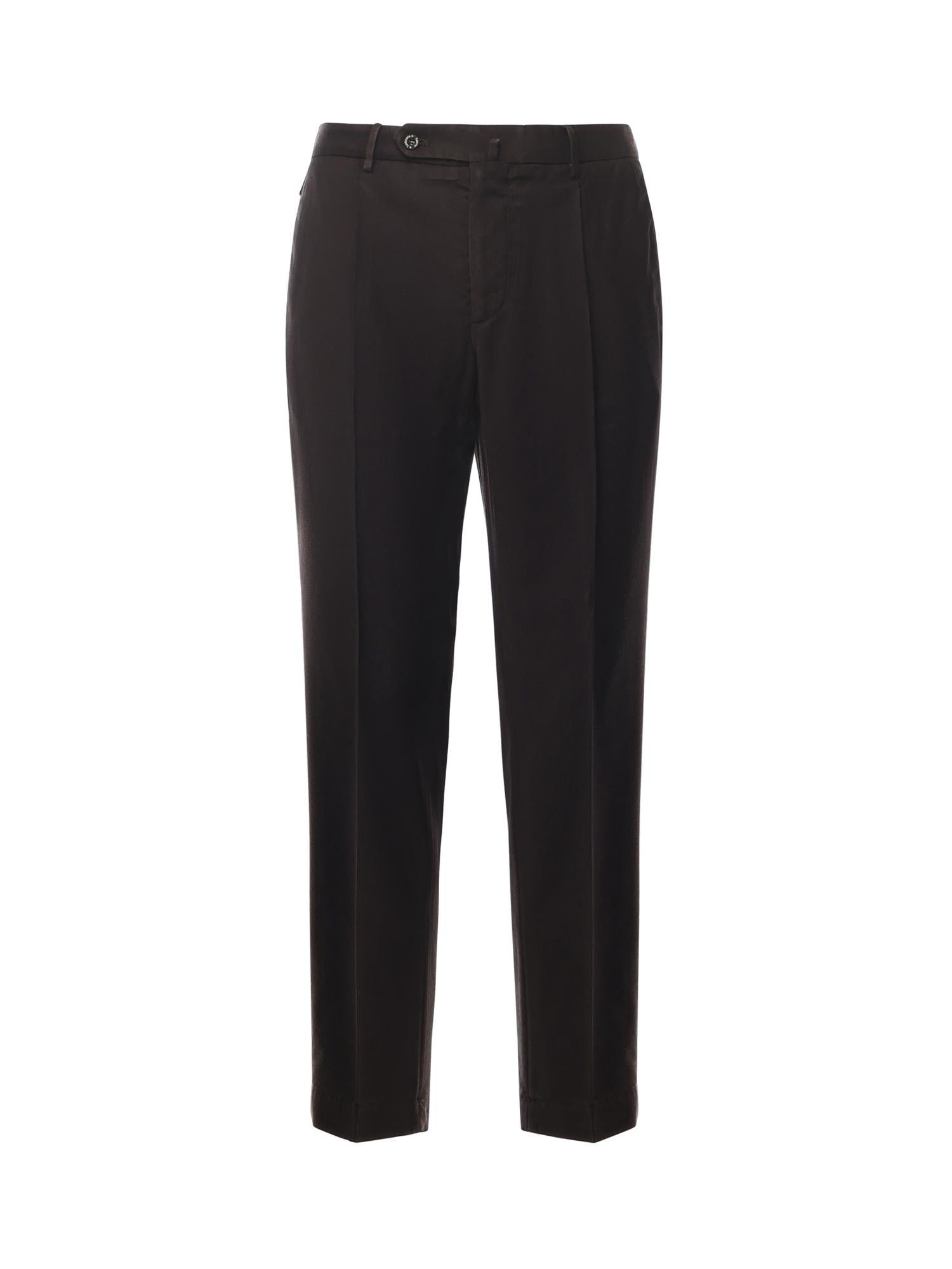 Pantalone in lana con pinces FL3993 58 SANTANIELLO 