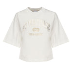 T-shirt crop con logo 104604 A2CSZ05 PINKO 