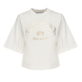 T-shirt crop con logo 104604 A2CSZ05 PINKO 