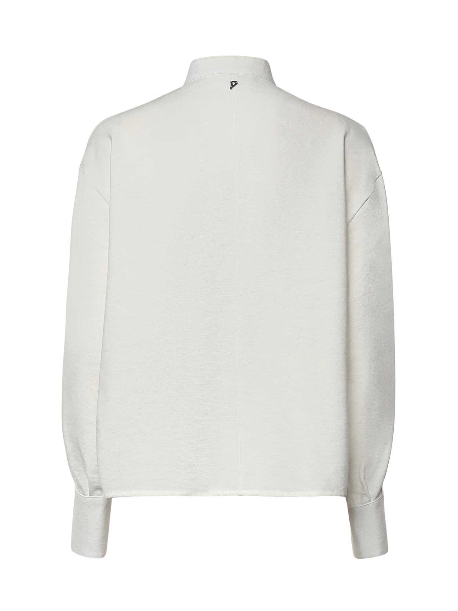 Camicia in gabardina di viscosa DC493 IF0049DXXX001 DONDUP 