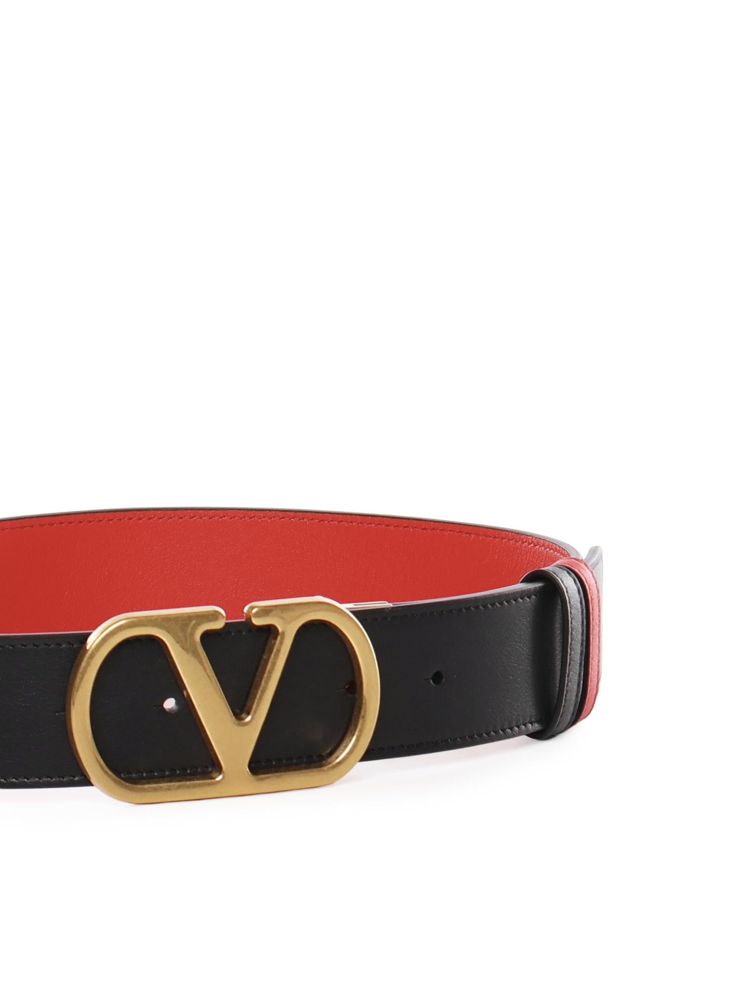 Cintura Vlogo Signature in vitello 8W2T0SQ4 IYR0SM VALENTINO GARAVANI 