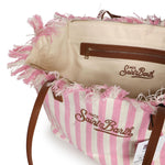 Borsa City in canvas a righe CBF0001 01764L MC2 SAINT BARTH 