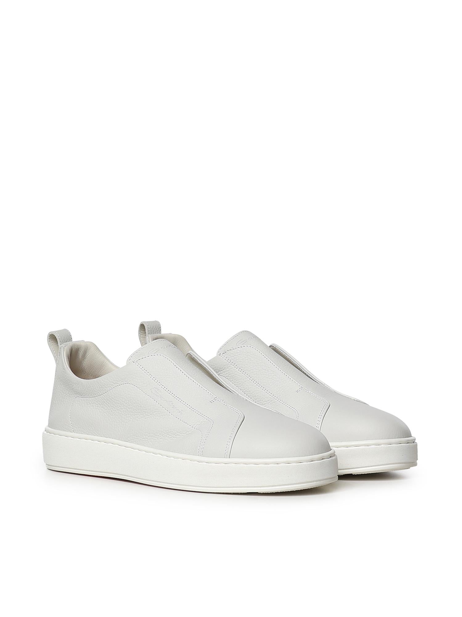 Sneaker slip-on in pelle MBCD22211BART CKAI50 SANTONI 
