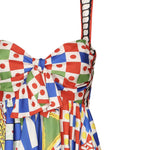 Abito con stampa Carretto in seta F6J1ST GDS12HH96D DOLCE & GABBANA 