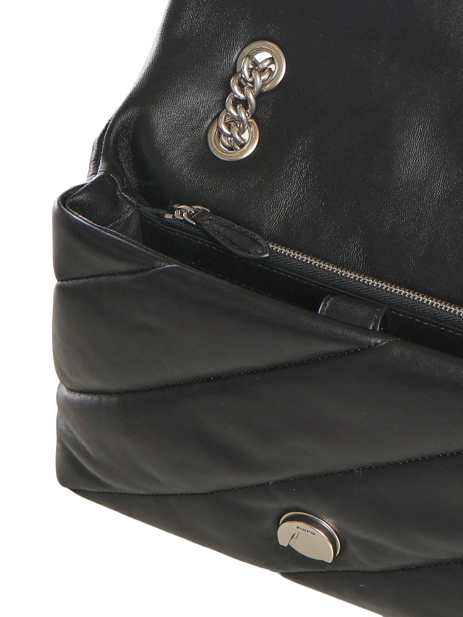 Borsa media a tracolla Love Bag Puff Maxi Quilt 100038 A0F2Z99O PINKO 