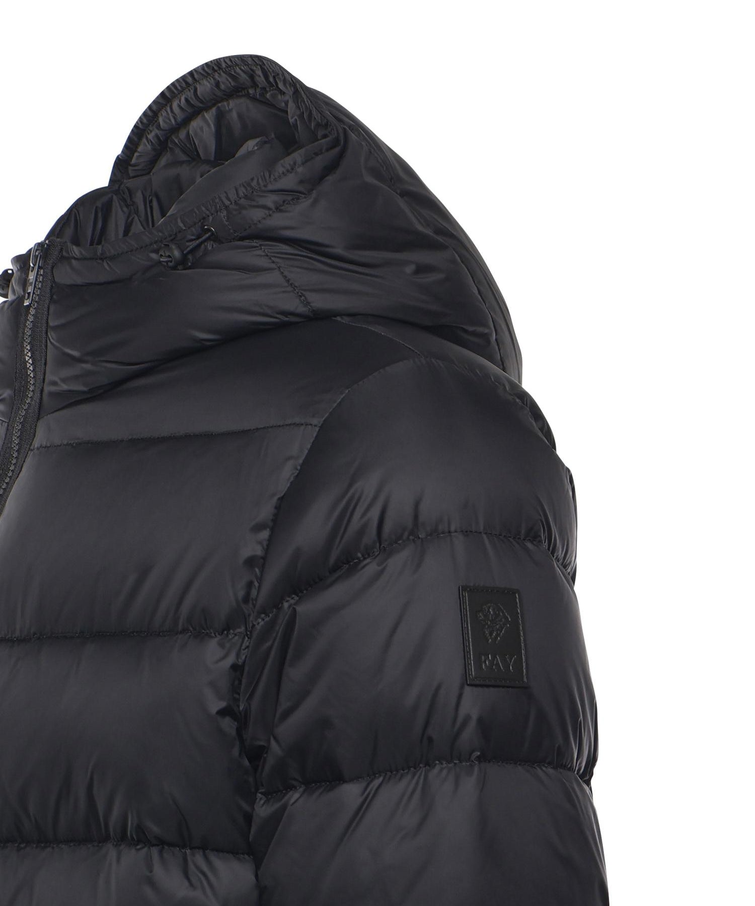 Piumino double front in popeline calandrato NAM32510620XMH B999 FAY 