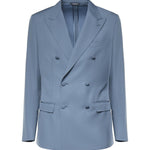 Giacca doppiopetto in popeline di lana G2NW1T HU2BNB0068 DOLCE & GABBANA 