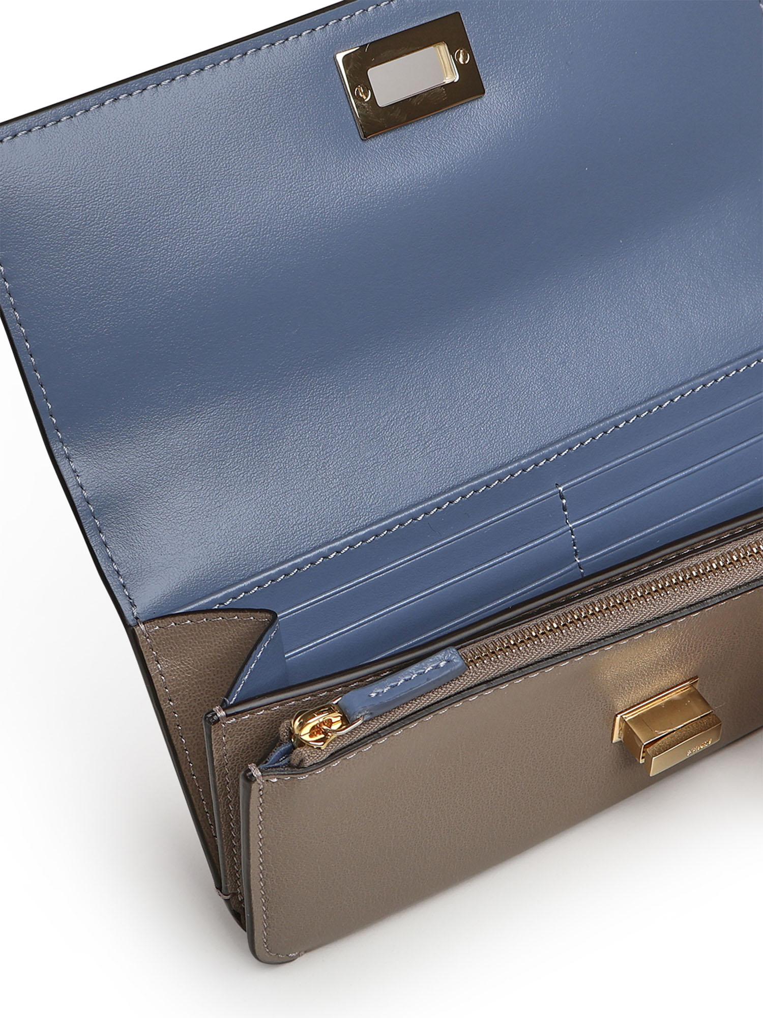 Portafogli Fendi Way Continental in pelle 8M0554 AWR7F1WVB FENDI 