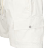 Shorts cargo in misto lino e cotone MASTYF -PANNA GIULIANO GALIANO 